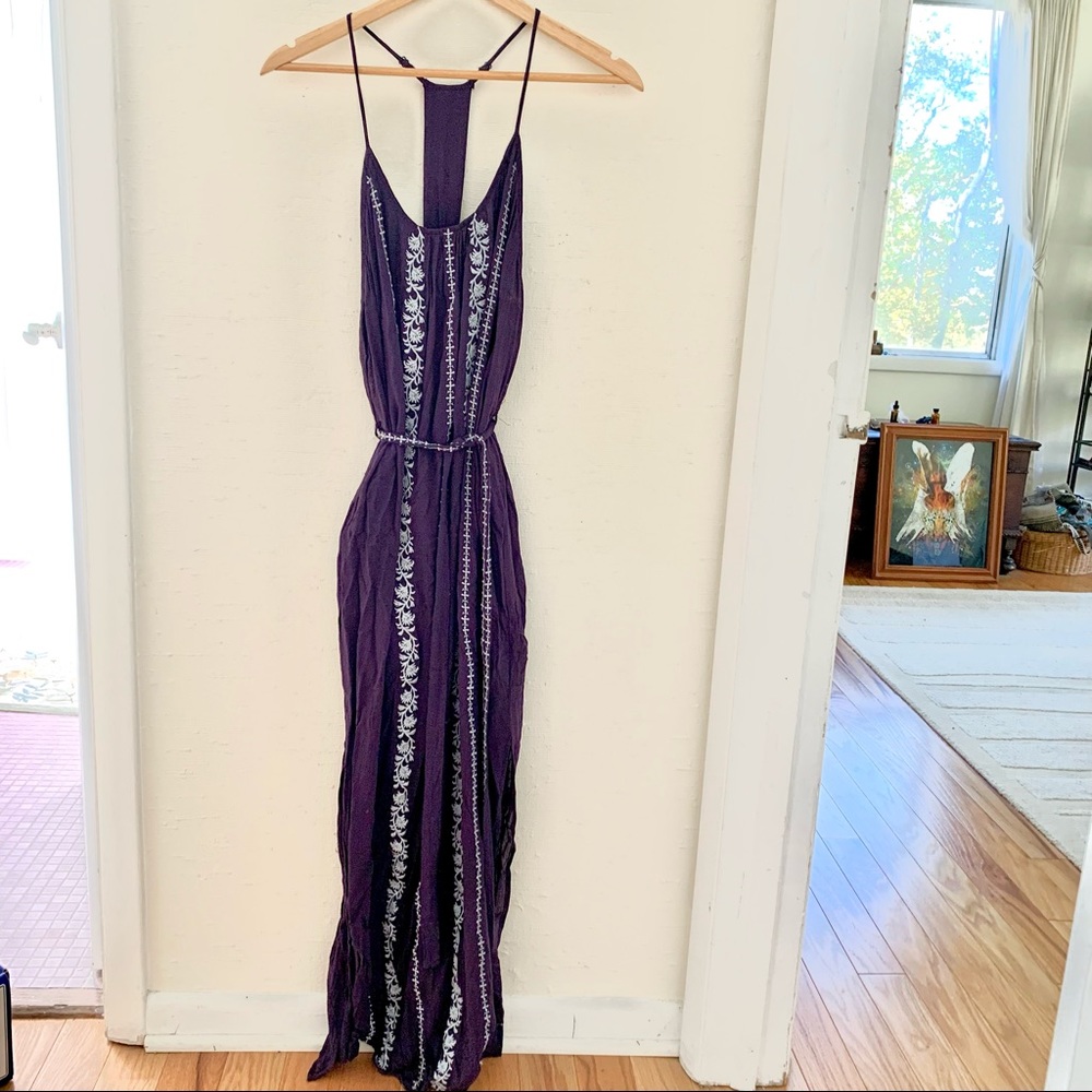 Embroidered Maxi Dress